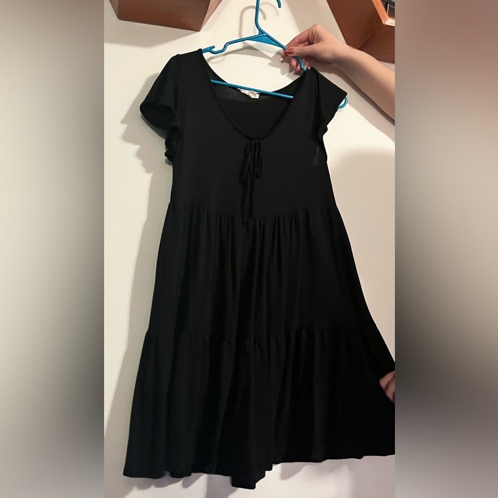 Black summer dress